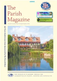 The Parish Magazine When Responding to Advertisements