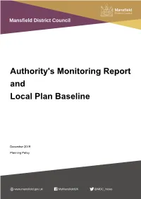 Authority's Monitoring Report and Local Plan Baseline
