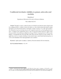 Coalitional Stochastic Stability in Games, Networks and Markets