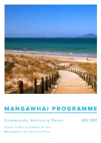Panel Recommendations Report