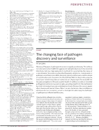 The Changing Face of Pathogen Discovery and Surveillance