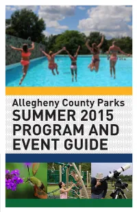 2015 Summer Program and Events Guide