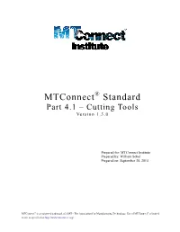 C. Cutting Tool Example