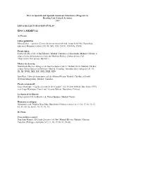 READING LIST. 11032009 Final