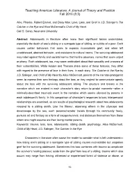 A Journal of Theory and Practice Fall 2016 (8:3)