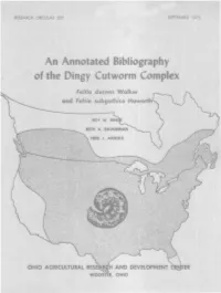 An Annotated Bibliography of the Dingy Cutworm Complex