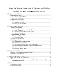 Figures and Tables