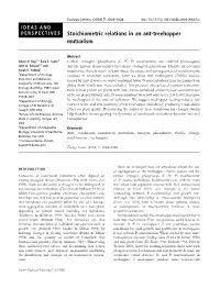 Stoichiometric Relations in an Ant-Treehopper Mutualism
