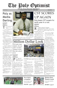 August 2010 Poly As CST SCORES Media up AGAIN Darling Poly Beats CST Targets for Tenth Year in a Row
