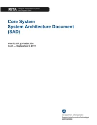 Core System Architecture Viewpoints
