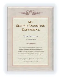 Tom Phillips Second Anointing