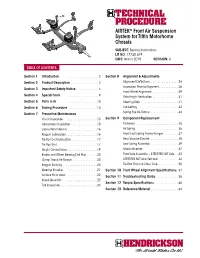17730-319; Rev A; Technical Procedure; AIRTEK for Tiffin