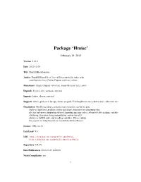 Package 'Hmisc'