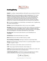 Ranching Glossary
