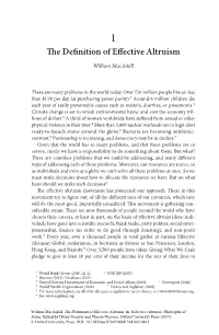 The Definition of Effective Altruism