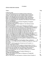 Contents (Click on Index Item to Locate)