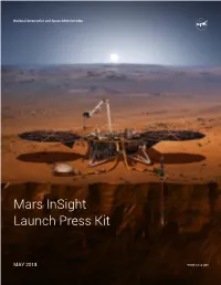 Mars Insight Launch Press Kit