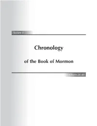 Charting the Book of Mormon, © 1999 Welch, Welch, FARMS Life Spans of Lehi’S Lineage