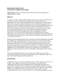 Independent Study Project University of California, San Diego Abstract