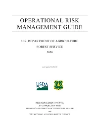 Operational Risk Management Guide