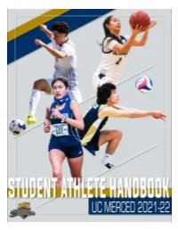 Student Athlete Handbook 2020-2021 I