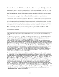 102 Executive Director of the FCC's Omnibus Broadband Initiative