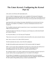 The Linux Kernel: Configuring the Kernel Part 16