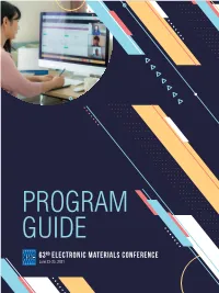 2021 EMC Program Book (PDF)