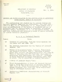 Letter Circular 38: Reports and Papers Relative to the Investigation Of