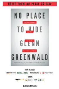 Notes from No Place to Hide