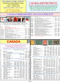 CANADA and PROVINCES FAX 1-360-695-1616 2021 Updated