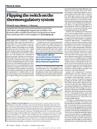 Flipping the Switch on the Thermoregulatory System
