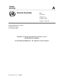 General Assembly Distr