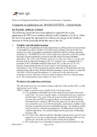 Comments on Application Ref. 18/02065/OUTFUL