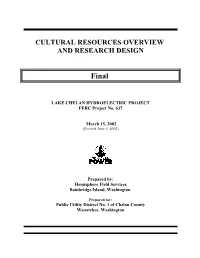 Lake Chelan Cultural Resources Overview