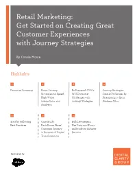 Retail Marketing: Get Started on Creating Great Customer Experiences with Journey Strategies