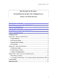 Deviance Theories