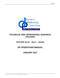 Dp Operations Manual