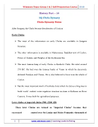 History Part 16 Notes