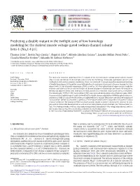 Predicting a Double Mutant in the Twilight Zone of Low Homology