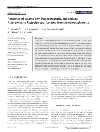 Borbonia, to Raffaelea Spp. Isolated from Xyleborus Glabratus