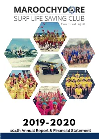 2019-2020 104Th Annual Report & Financial Statement
