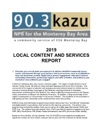 2019 Local Content and Services Report