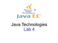 Java Technologies Lab 4