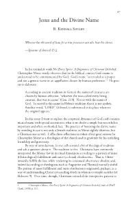 Jesus and the Divine Name R