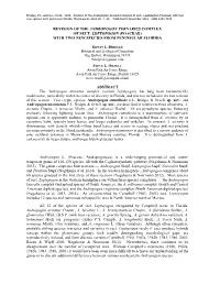 Revision of the Andropogon Ternarius Complex of Sect