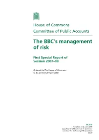 The BBC's Management of Risk