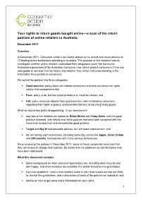 Your Rights to Return Goods Bought Online—A Scan of the Return Policies of Online Retailers in Australia