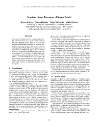 Counting Linear Extensions of Sparse Posets⇤