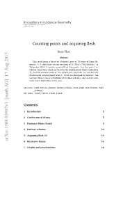 Counting Points and Acquiring Flesh